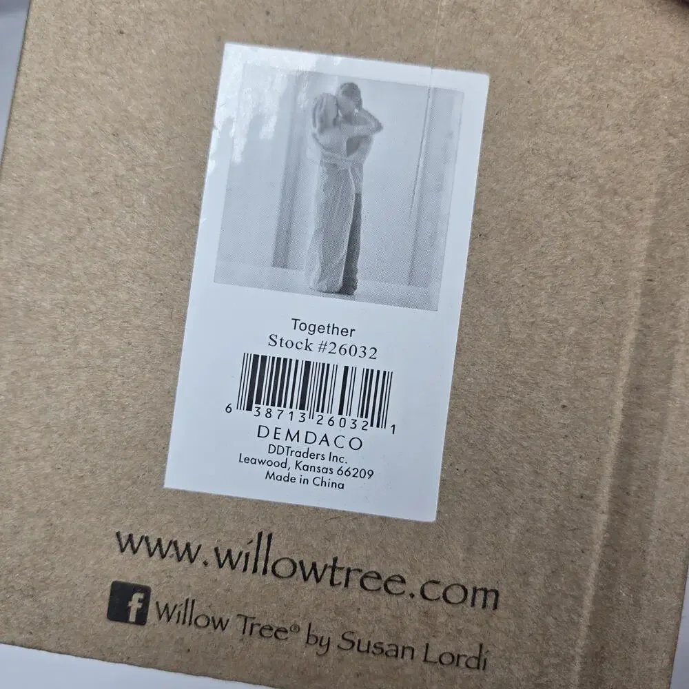 New Willow Tree 'Together' Figurine by Susan Lordi Demdaco 26032 Husband Wife